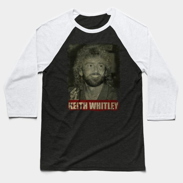 TEXTURE ART-Keith Whitley - RETRO STYLE 2 Baseball T-Shirt by ZiziVintage